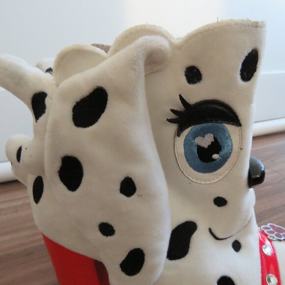 IRREGULAR CHOICE Dalmatian Pooch Perfect High Heel Boots Whimsy - Size US 5.5 - Picture 5 of 16